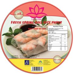 LOTUS GRAND BÁNH TRÁNG GỎI CUỐN TRÒN 28CM 400GR